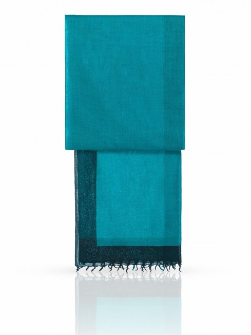 Палантин Унисекс W-BORDE/GREEN.NAVY